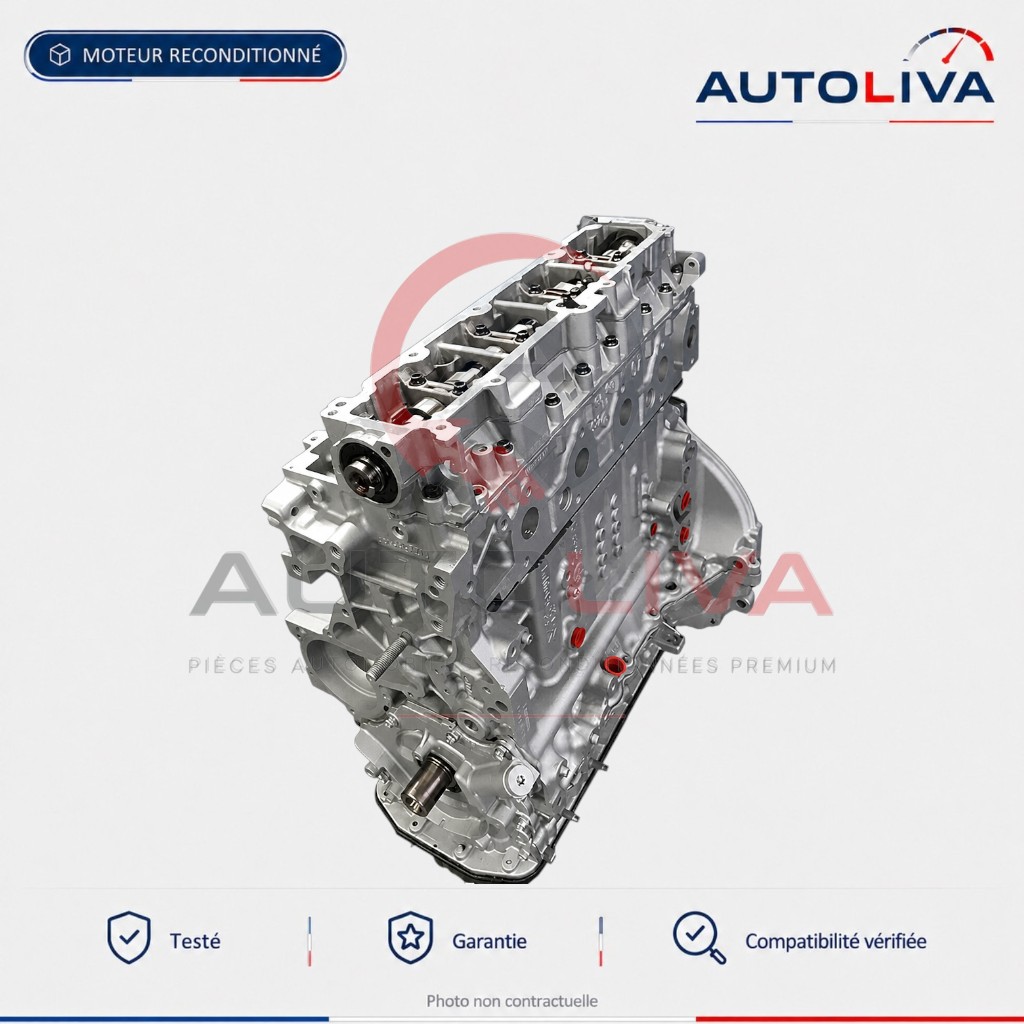 Moteur Diesel 9HP (DV6DTED) 1.6 HDi 92 ch reconditionné – Peugeot, Citroën, DS