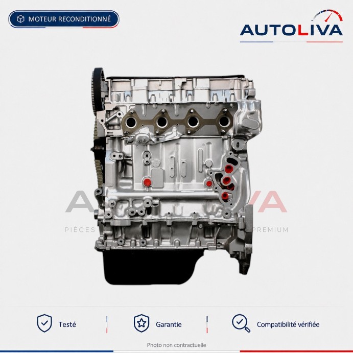 Moteur Diesel BHZ (DV6FC) 1.6 BlueHDi 120 ch reconditionné – Peugeot, Citroën