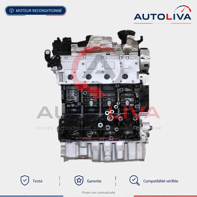 Moteur Diesel CBAB 2.0 TDI 140 ch reconditionné – Audi, Škoda, VW