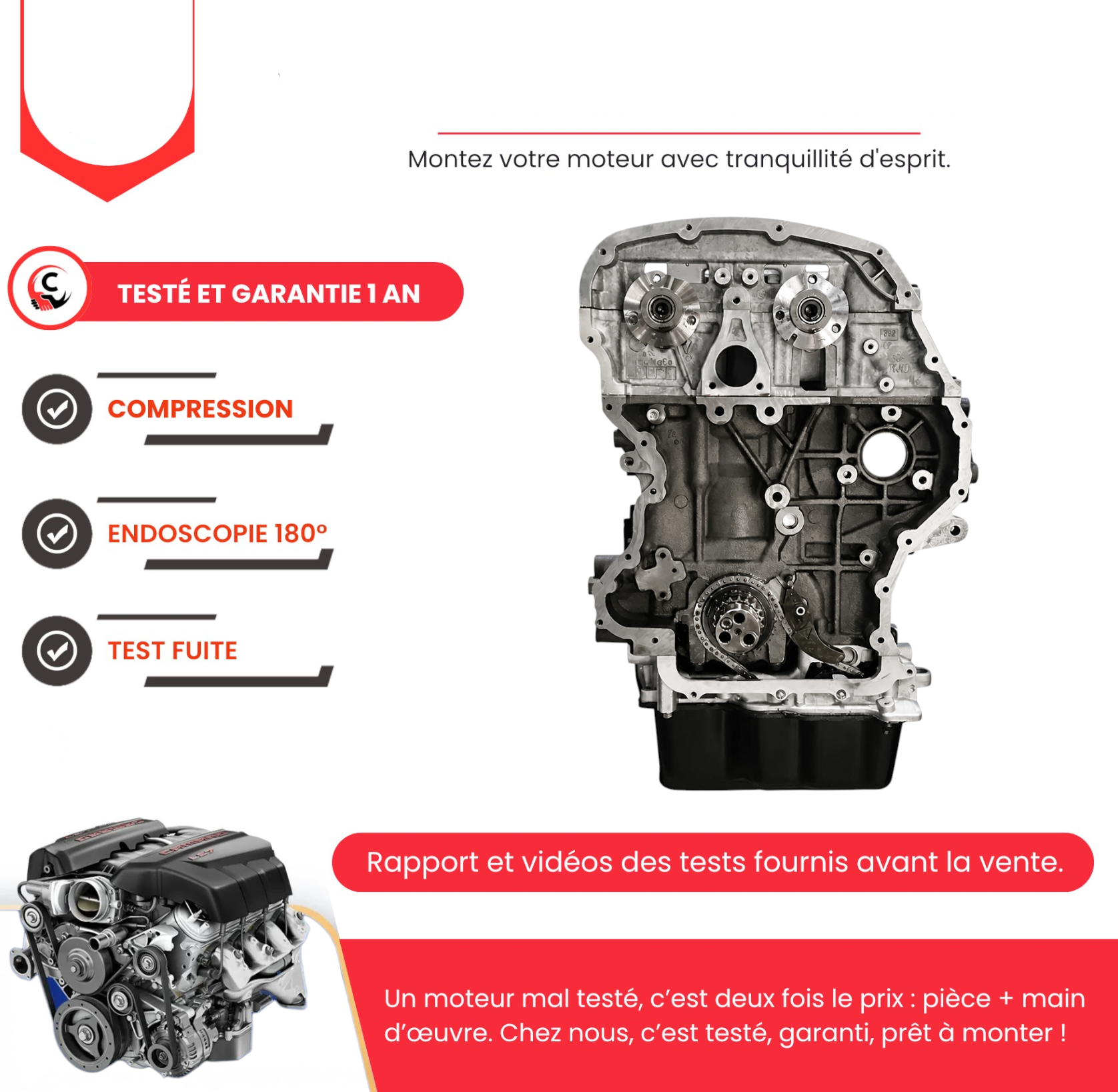 Moteur Diesel DT224 Puma 2.2 TD4 122-150 ch reconditionné – Land Rover