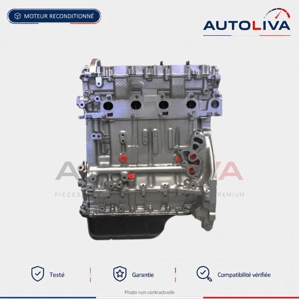 Moteur Diesel DV6ATED4 1.6 HDi 90 ch reconditionné – Peugeot Citroën Ford MINI