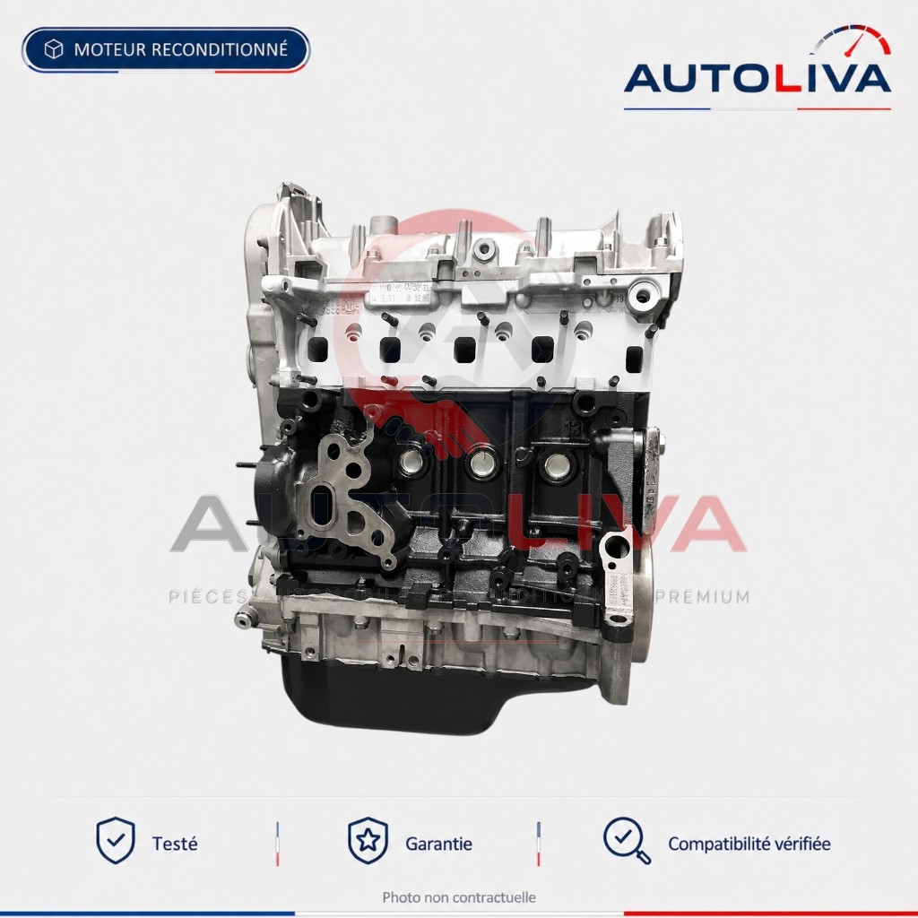 Moteur Diesel FHZ 1.3 HDi F13DTE5 75 ch reconditionné – Citroën / Peugeot