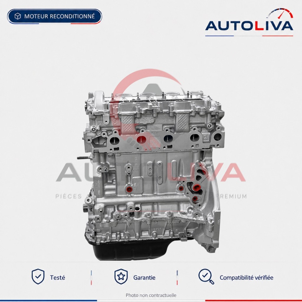 Moteur Diesel G8DA 1.6 TDCi 109 ch reconditionné – Ford Focus, C-Max
