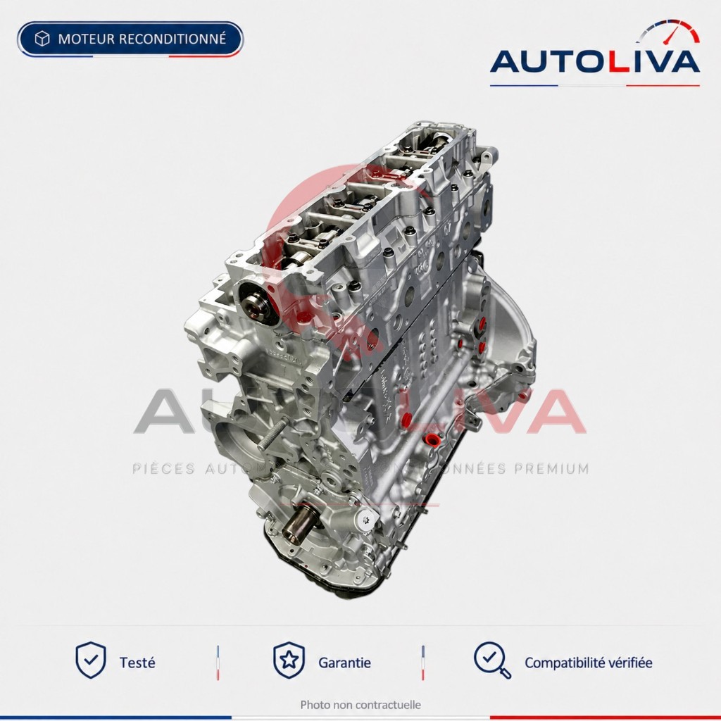 Moteur Diesel T1DA 1.6 TDCi 115 ch reconditionné – Ford