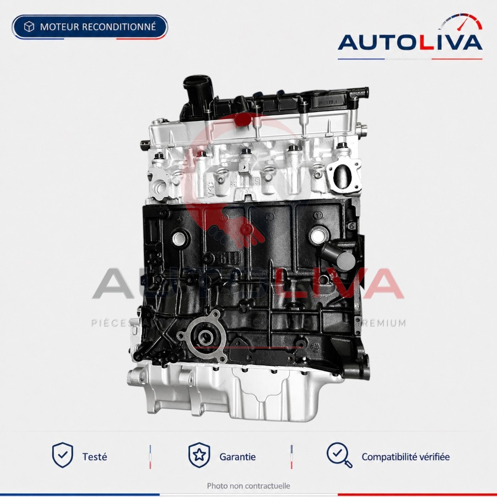 Moteur Diesel WJZ (DW8) 1.9 D 70 ch reconditionné – Peugeot, Citroën, Fiat
