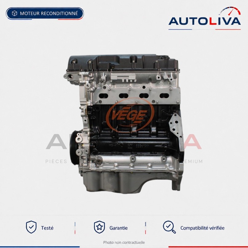 Moteur Essence A14XER 1.4 16v 101 ch reconditionné – Opel Astra J Corsa Meriva
