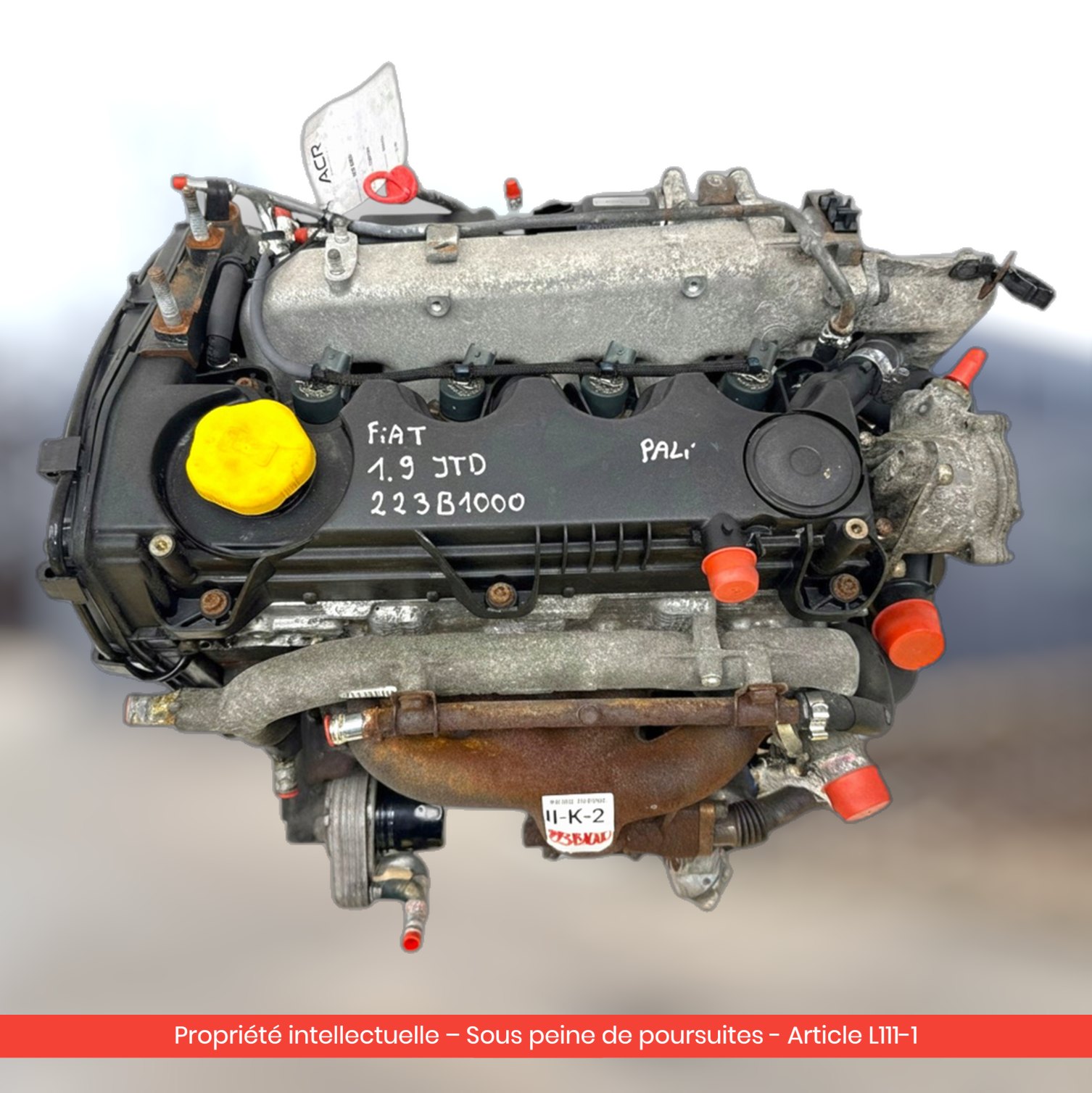 Moteur Fiat Doblo I JTD 223B1000 — occasion