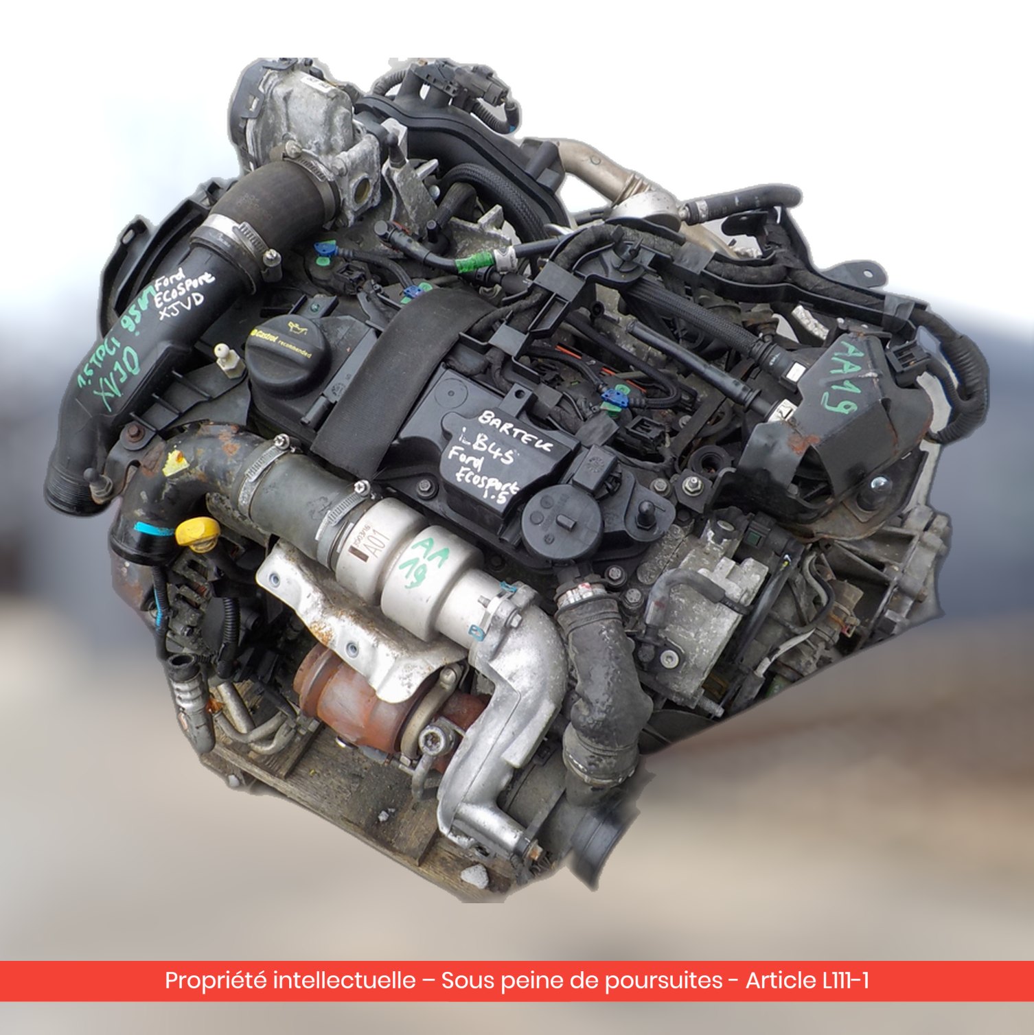 Moteur Ford Fiesta / Ecosport XVJD — occasion