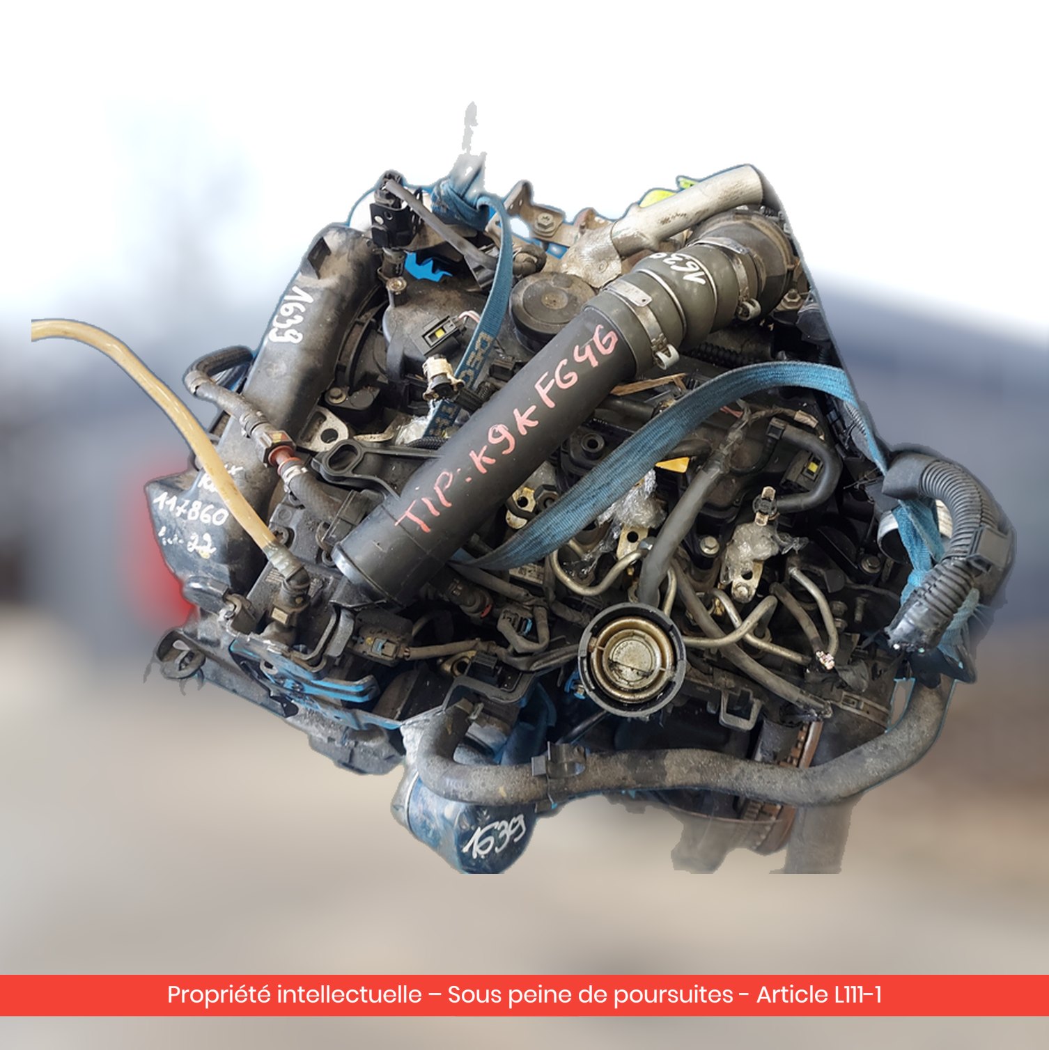Moteur Nissan Qashqai II / Juke / Renault  K9KF646 — occasion