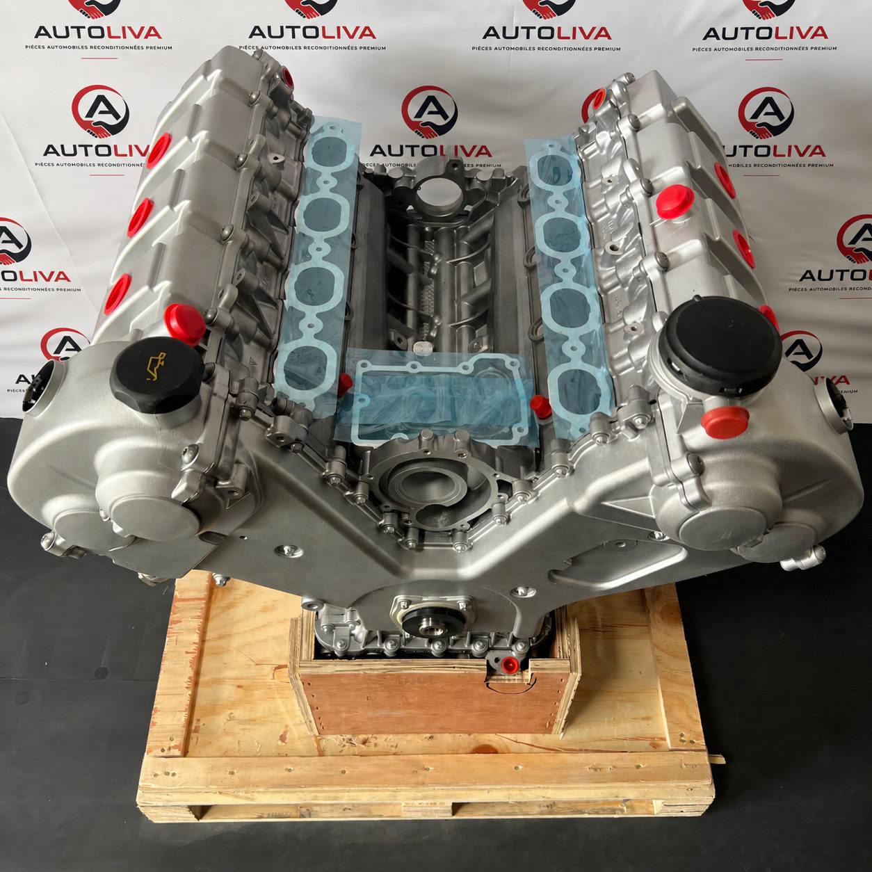 Moteur reconditionné Porsche Cayenne 4.5 V8 M48.00 / M48.50 (955) chemisé fonte – échange standard