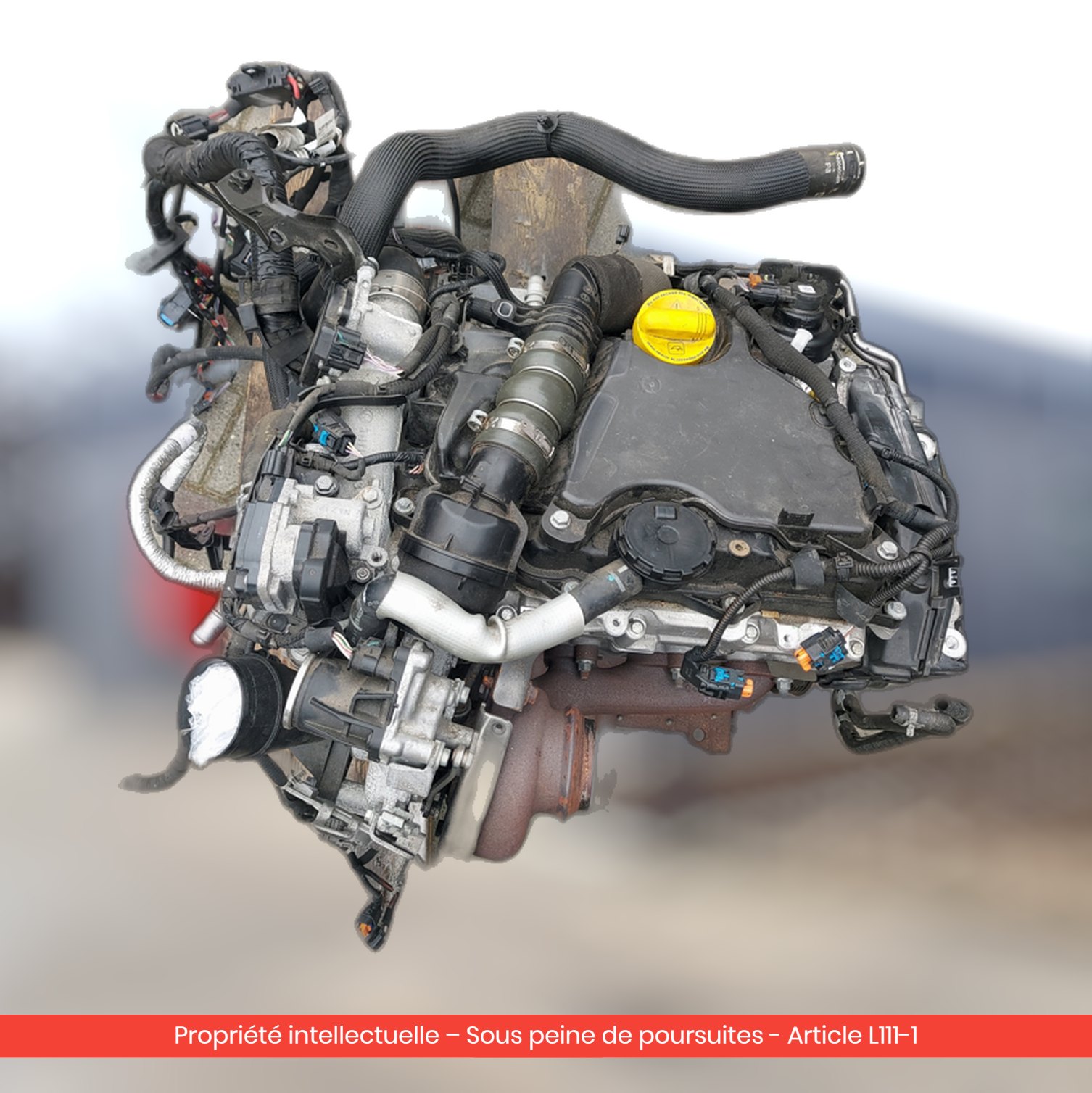 Moteur Renault Express II / Megane IV / Kangoo III K9KU876 — occasion
