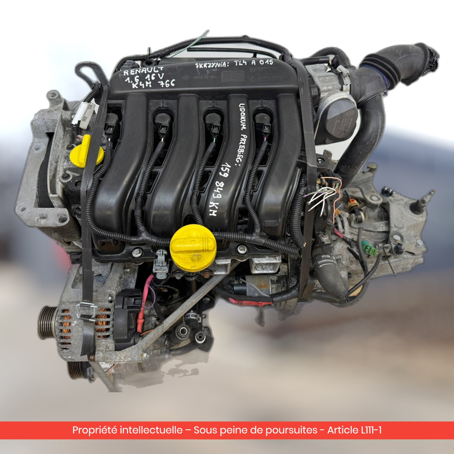 Moteur Renault Megane II K4M766 — occasion