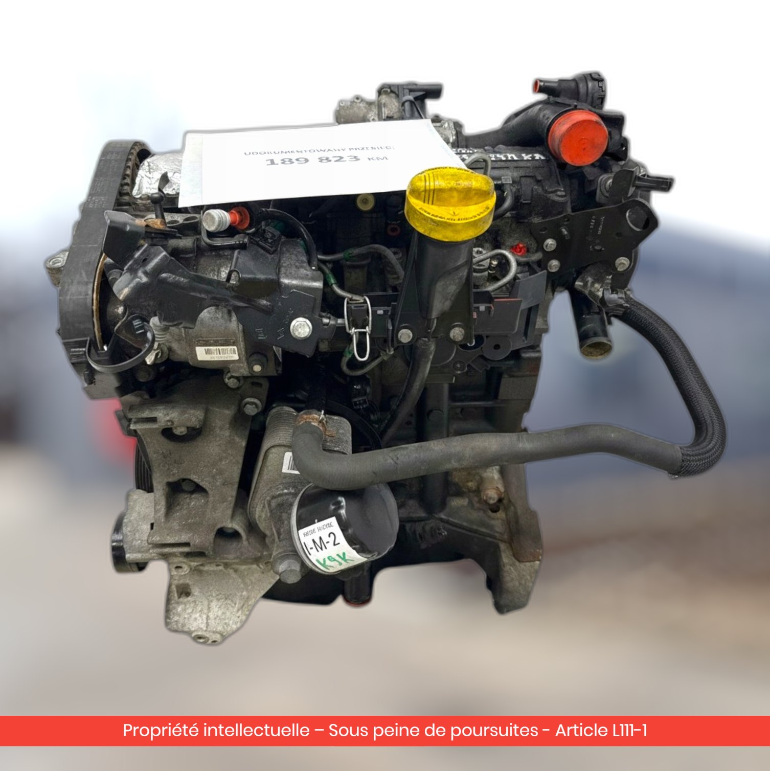 Moteur Renault Scenic K9K830 — occasion