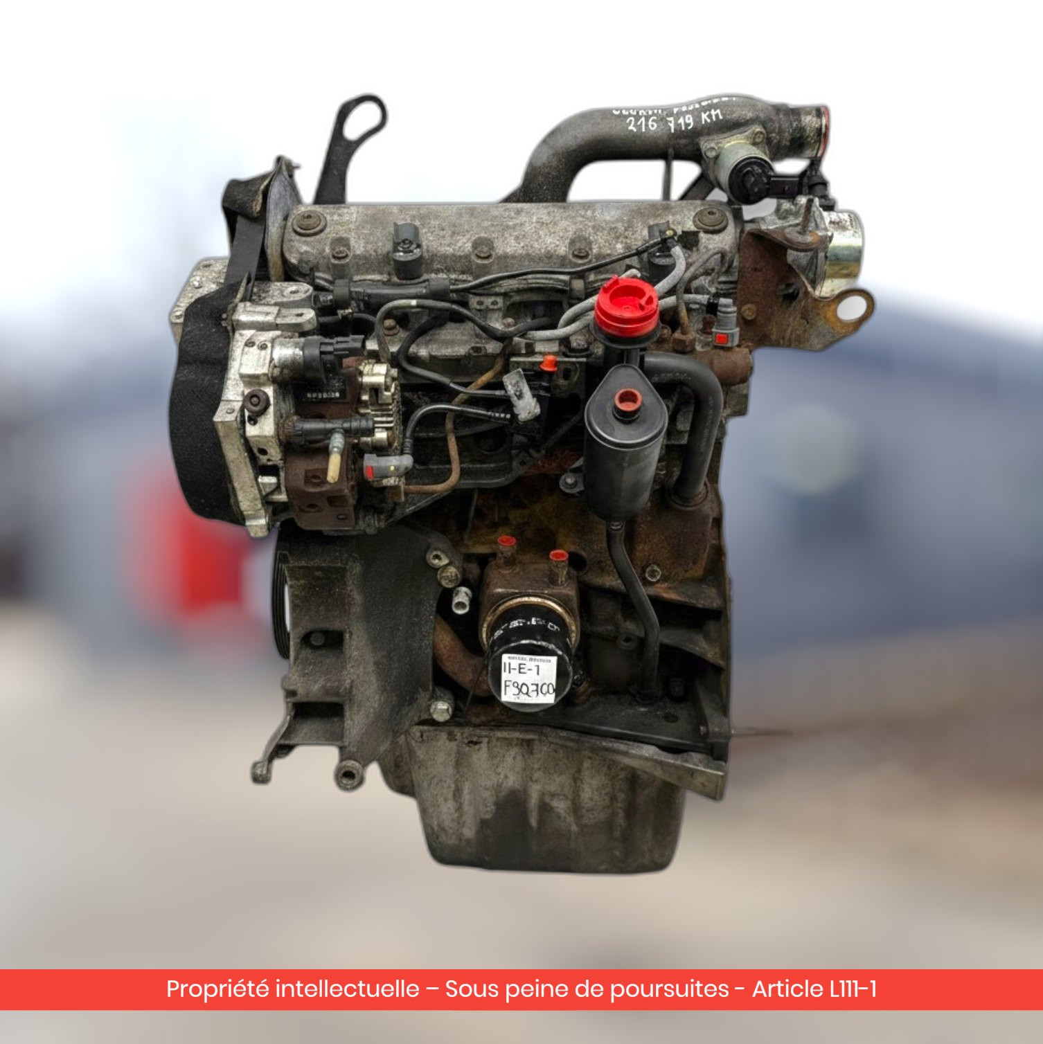 Moteur Renault Trafic / Nissan Primastar / Opel Vivaro F9Q760 F9QU760 — occasion
