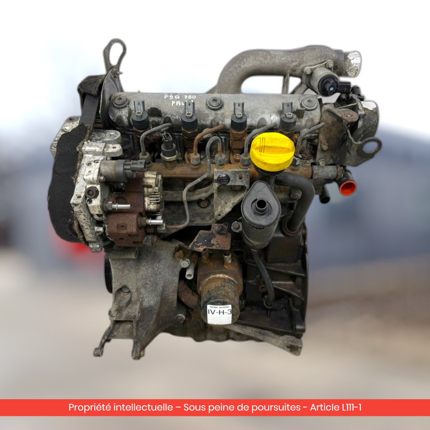 Moteur Renault Trafic / Nissan Primastar / Opel Vivaro F9Q760 F9QU760 — occasion