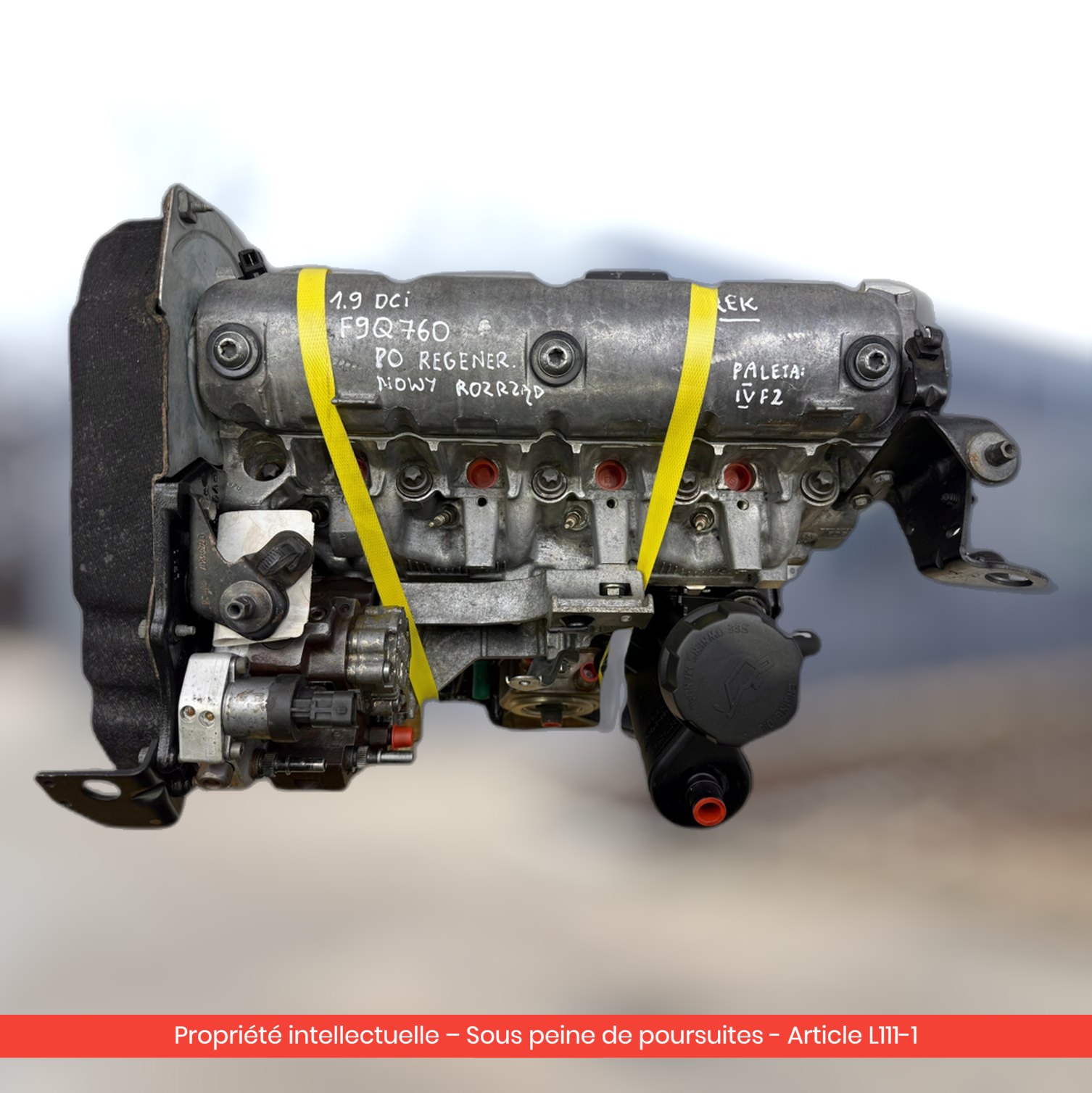 Moteur Renault Trafic / Nissan Primastar / Opel Vivaro F9Q760 F9QU760 — occasion