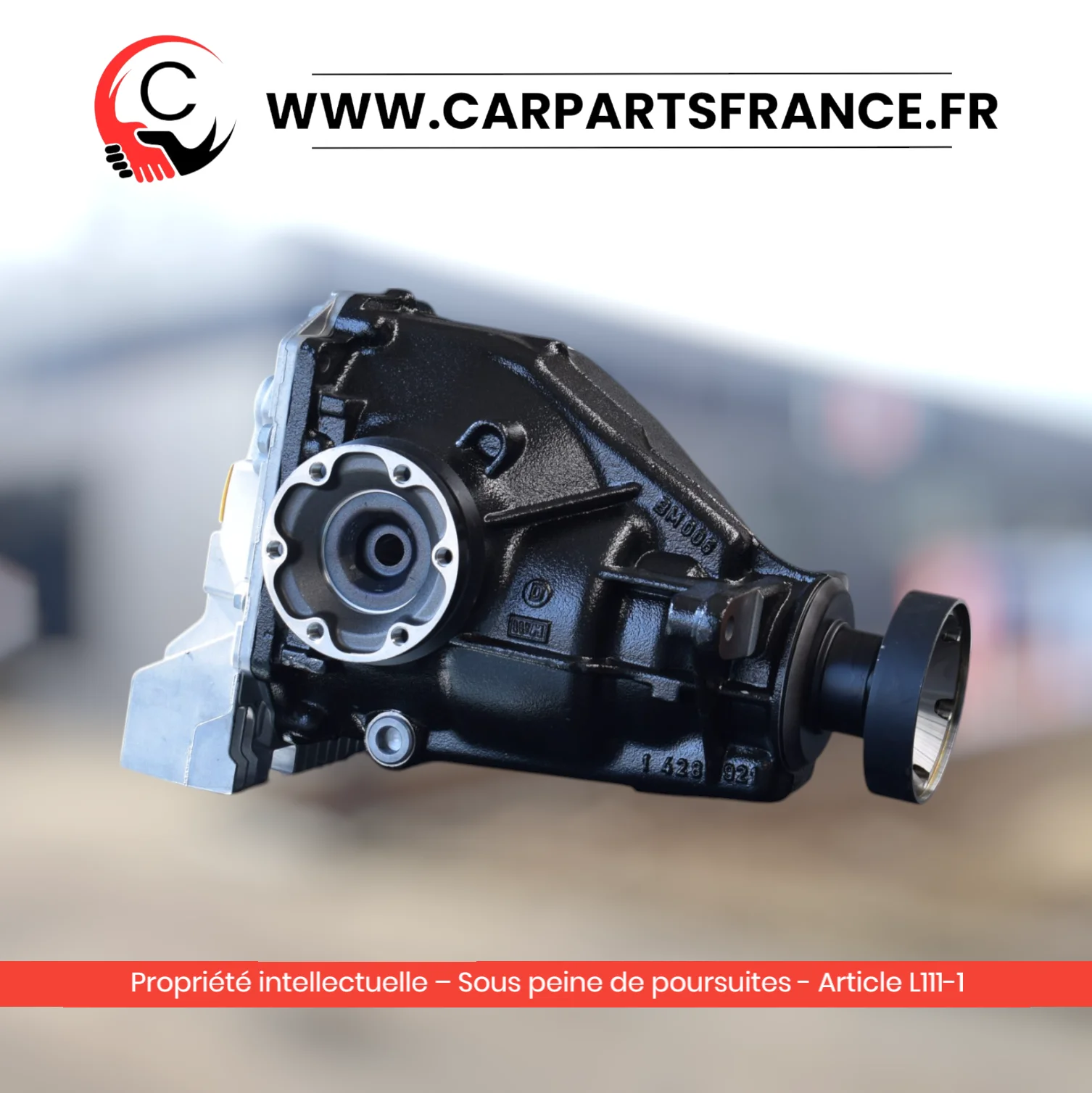 Pont arrière reconditionné BMW 525d E61 LCI / 525xd E60 LCI rapport 2,56